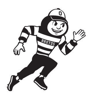Brutus Buckeye, track, black and white variant