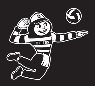 Brutus Buckeye, volleyball, reverse variant