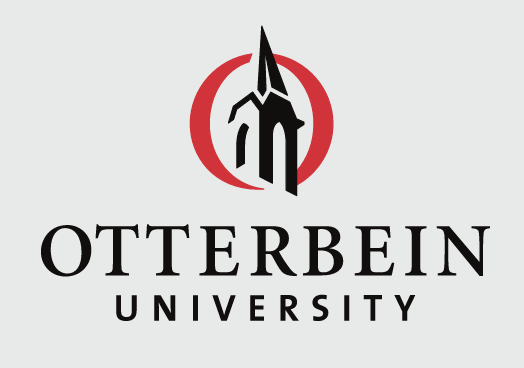 Otterbein University logo, black and red variant, cell 4