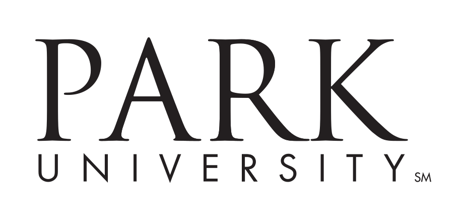 Park University wordmark, black variant, cell 8
