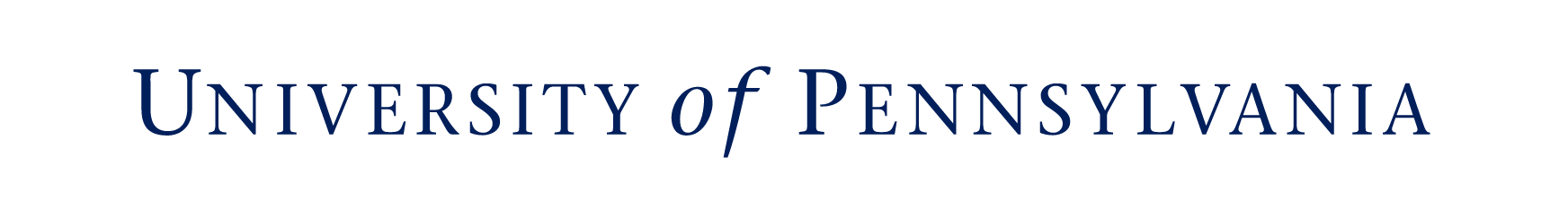 University of Pennsylvania wordmark, ITC Stone Serif font variant