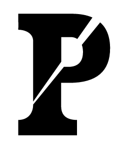 Split P, black on white variant, cell 202
