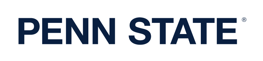 PENN STATE wordmark, navy variant, cell 11