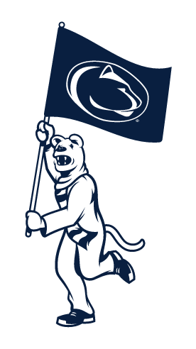 Mascot Flag Primary Mark, 1 color outline variant, cell 51
