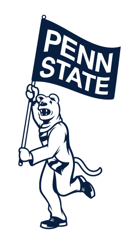 Mascot Flag Wordmark, 1 color outline variant, cell 54