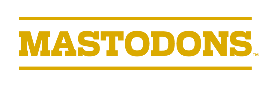 Mastodons wordmark, gold variant, cell 25