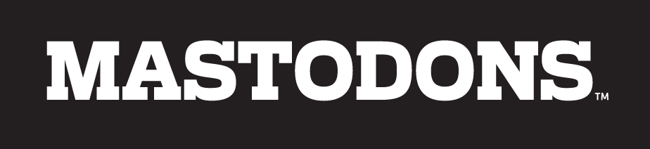 Mastodons wordmark, white variant, cell 30