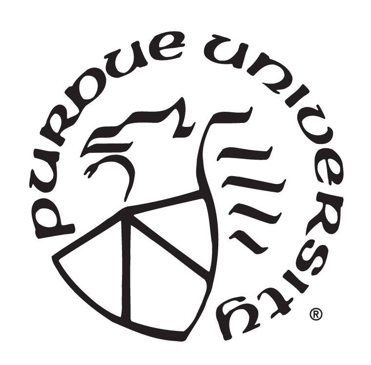 Purdue University Fort Wayne Seal, black outline variant, cell 73