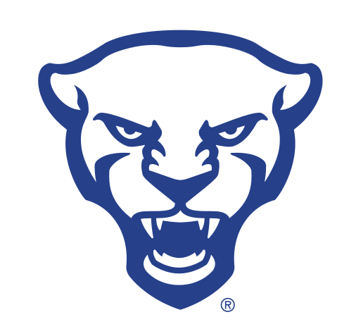 Panther Head, One Color Navy on White variant, cell 54