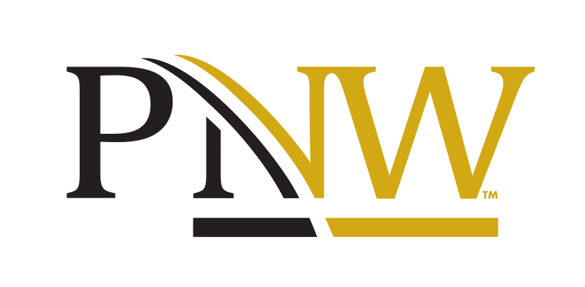 PNW lettermark, color on white variant, cell 67