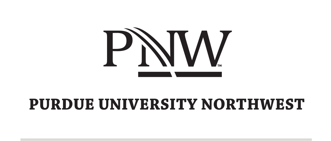 PNW logo with stacked wordmark, black on white variant, cell 61