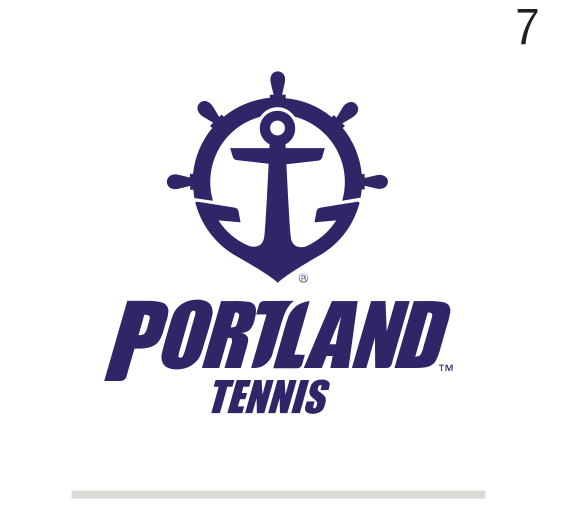 Portland Tennis logo, full color variant, cell 78