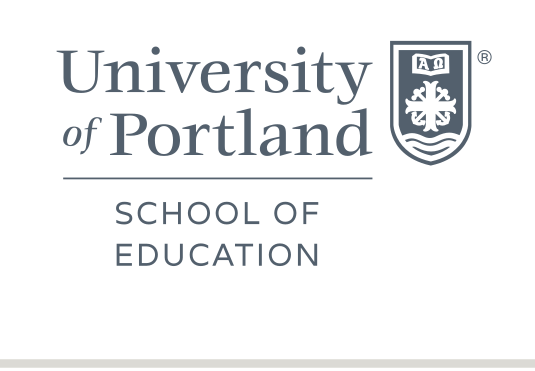 University of Portland School of Education, stacked, black variant, cell 282