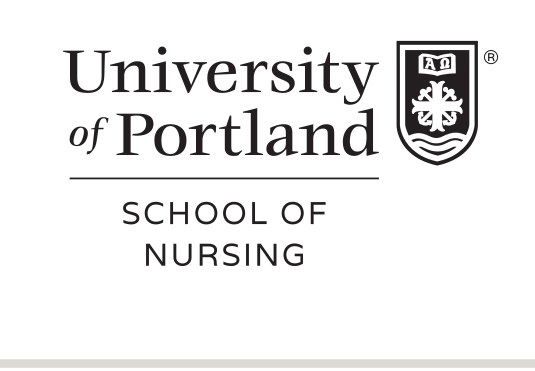 University of Portland School of Nursing, stacked, black variant, cell 291