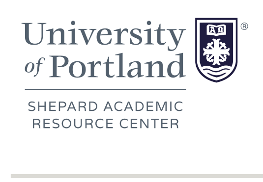 University of Portland Shepard Academic Resource Center, stacked, full color variant, cell 296