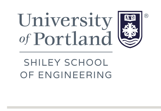 University of Portland Shiley School of Engineering, stacked, full color variant, cell 304