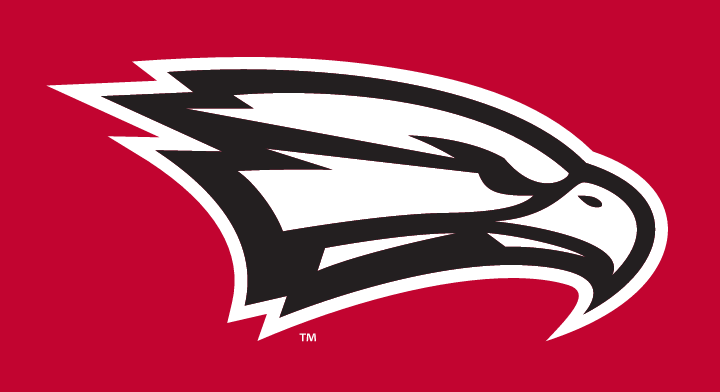 eagle head, black and white on red variant, cell 6