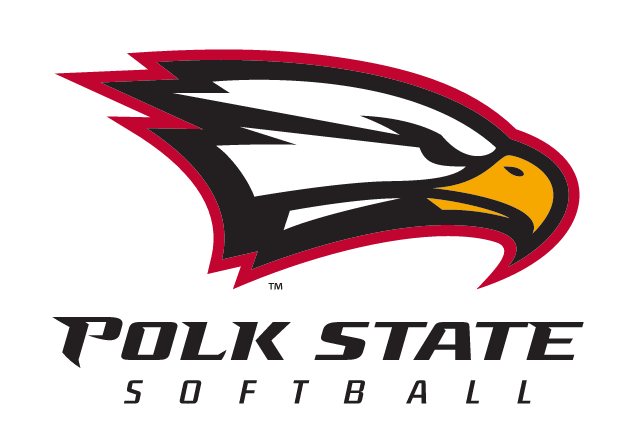 Polk State Softball Eagle Head, full color variant, cell 42