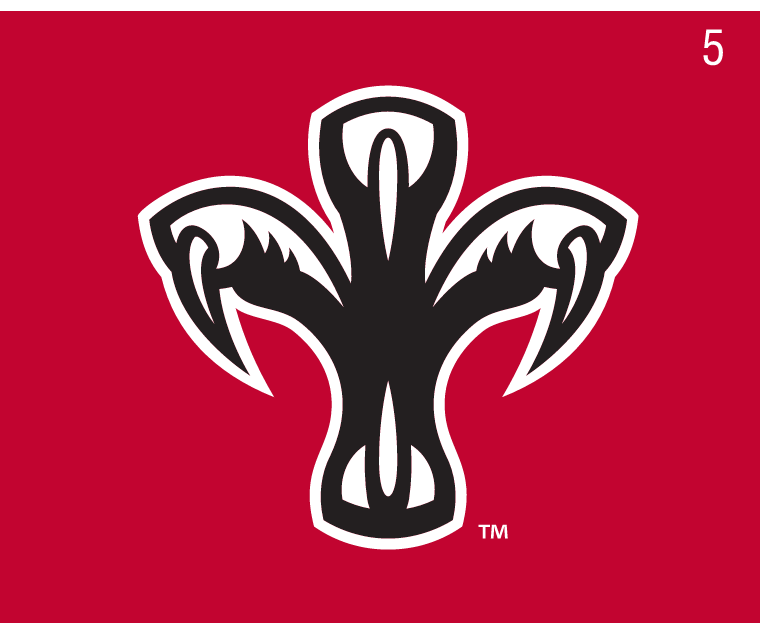 Talon Mark, black and white on red variant, cell 53