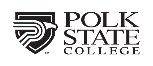 Polk State College, horizontal, black variant, cell 75