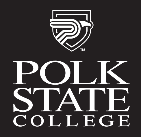 Polk State College, stacked, white variant, cell 80