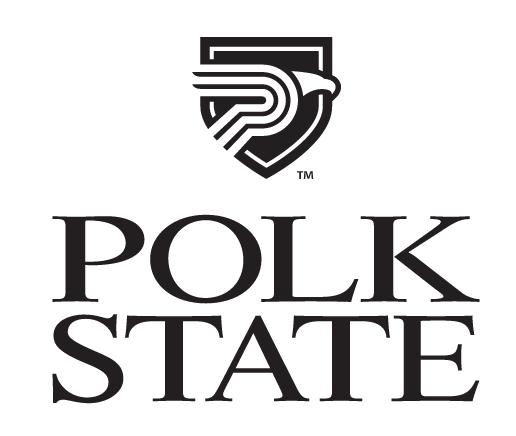 Polk State College, stacked, black variant, cell 87