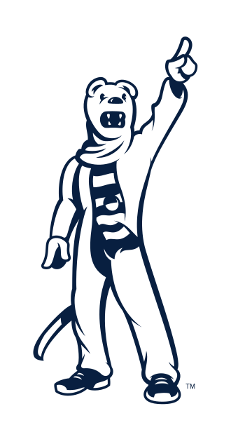 mascot mark, 1C - blue variant, cell 40