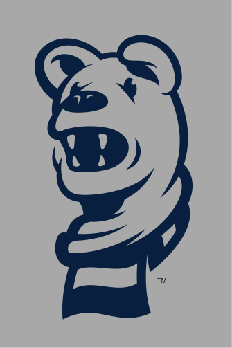 mascot head mark, 1C - blue variant, cell 44