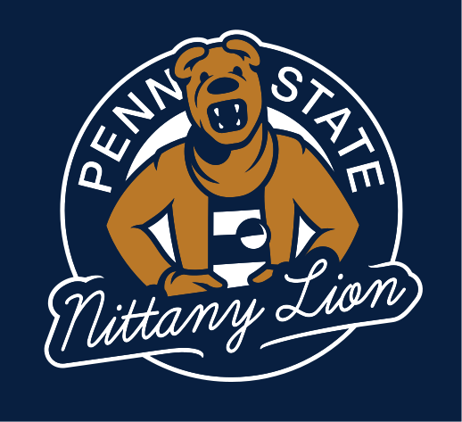 Nittany Lion head seal, full color without eye/nose detail variant, cell 63