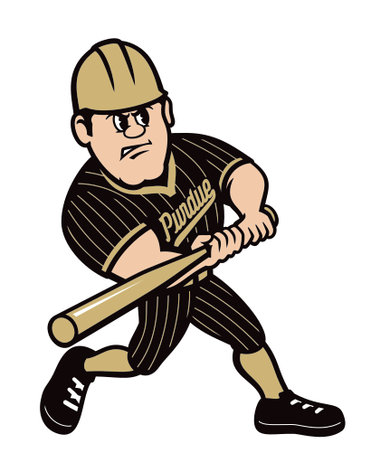Purdue Pete softball mark, full color variant, cell 70