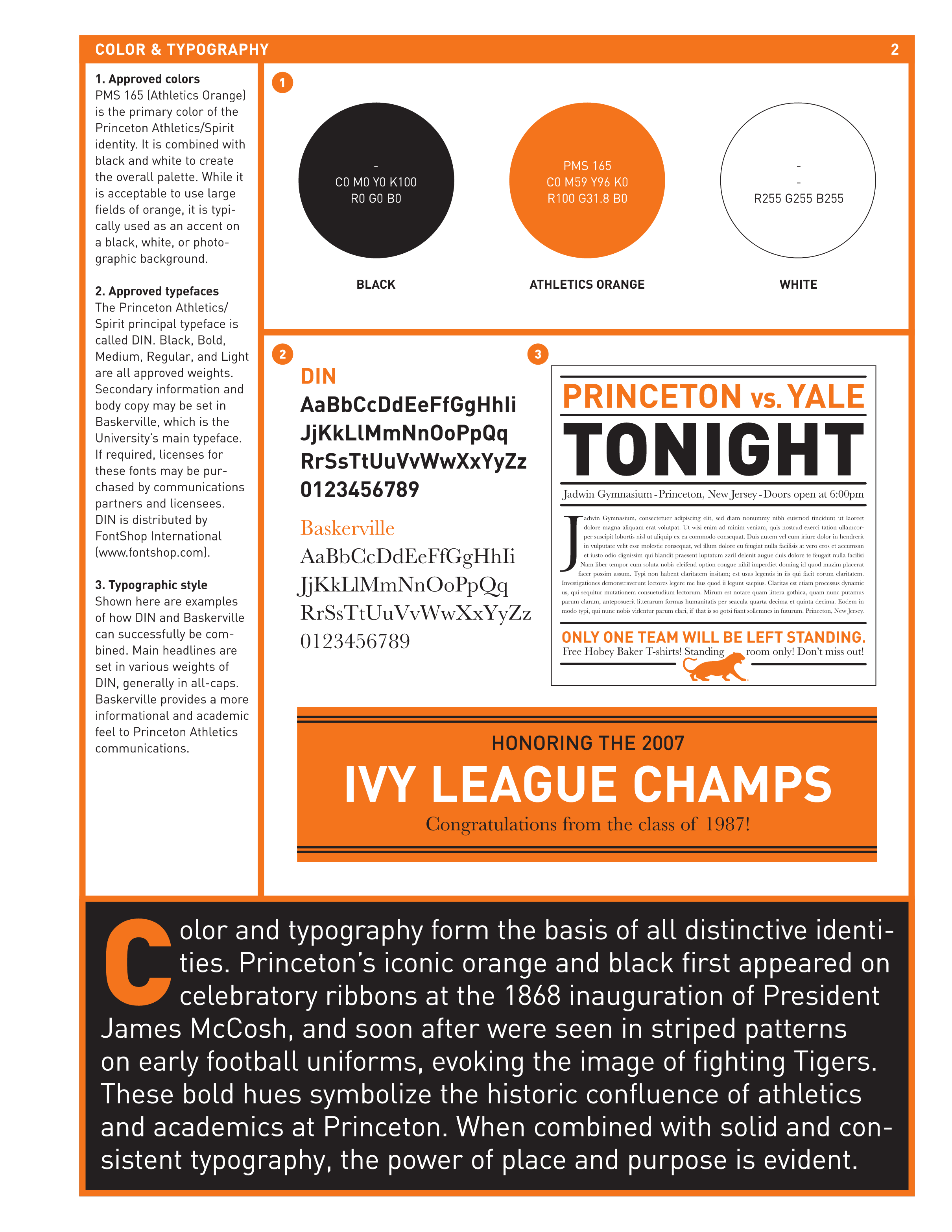 Full Page Guideline Sheet, Standard variant