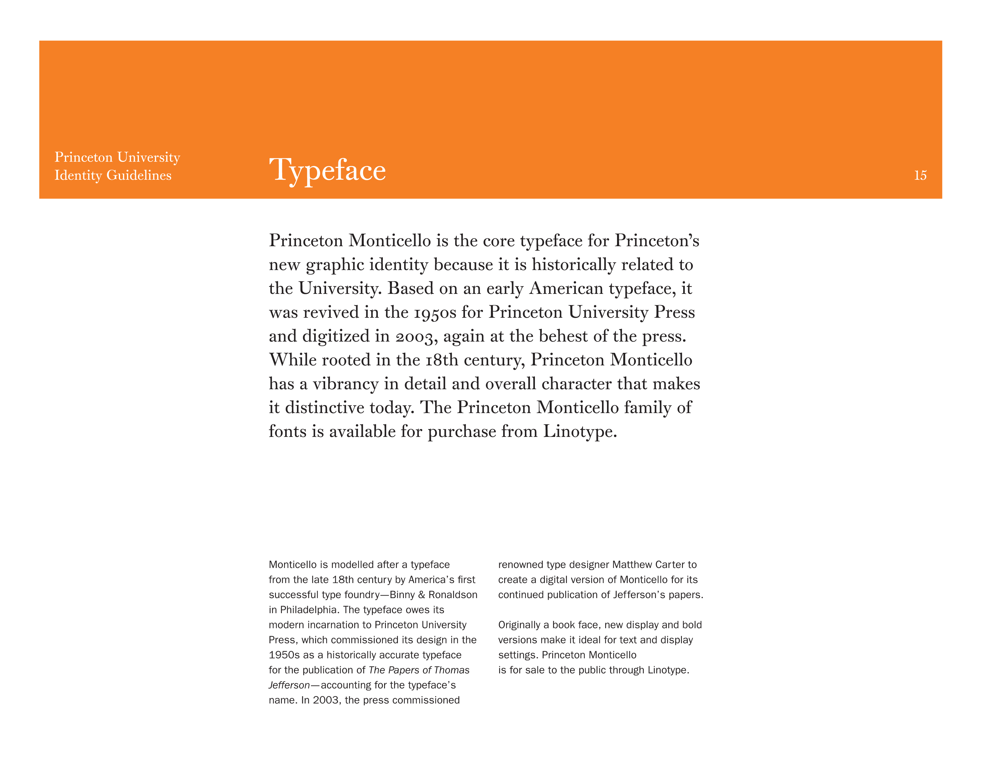 Full Page Guideline Sheet, Standard variant