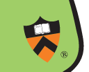 PRINCETON shield, black/orange variant