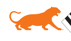 Leaping Tiger logo, orange variant