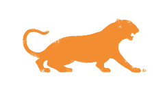 Leaping Tiger logo, orange variant