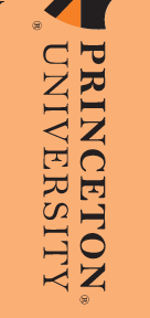 Princeton University logo, horizontal, full color, rotated variant