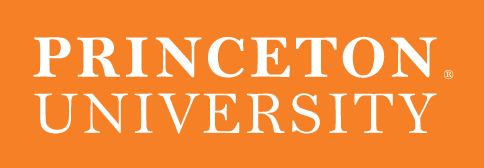 Princeton University, stacked wordmark, white variant