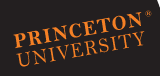 Princeton University, stacked wordmark, orange variant