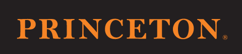 Princeton, wordmark, orange variant
