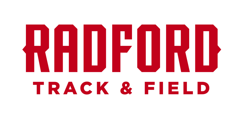 Radford wordmark with Track & Field, red on white variant, cell 53