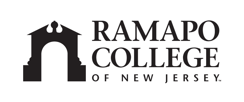Ramapo College Institutional Mark, black variant, cell 2