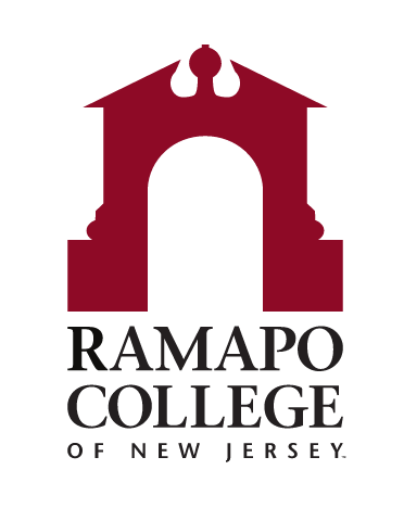 Ramapo College Institutional Mark, color vertical variant, cell 5