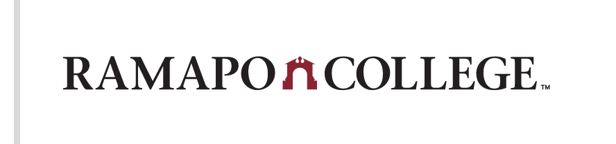 Ramapo College Institutional Mark, color horizontal variant, cell 7