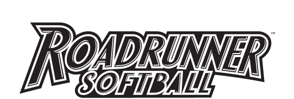 Roadrunner Softball, black and white variant, cell 48