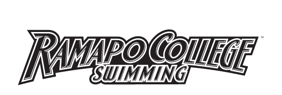 Ramapo College Swimming, black and white variant, cell 50