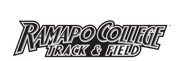Ramapo College Track & Field, black and white variant, cell 52