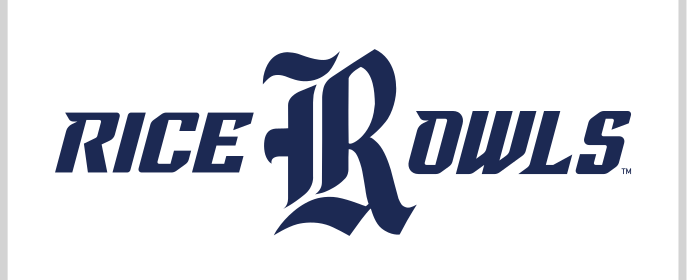 Rice Owls lock-up, blue, inline variant, cell 80