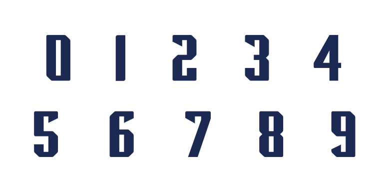 Number system, blue variant, cell 99