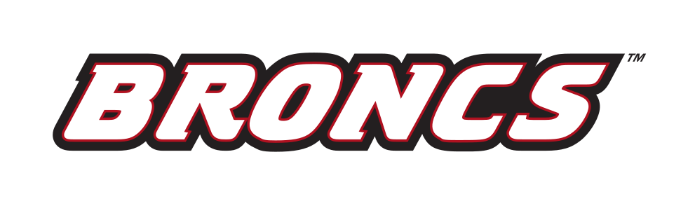 Broncs wordmark, full color alternate variant, cell 20