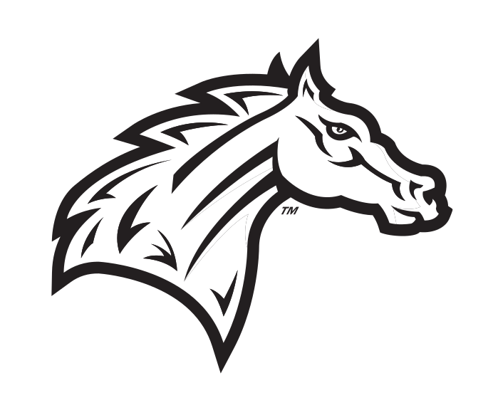 Bronc head, white/black variant, cell 26
